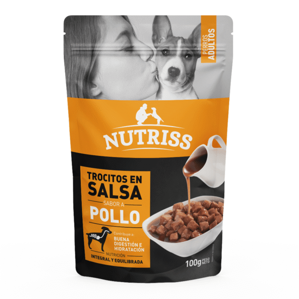 Alimento Húmedo Para Perro Nutriss Pouch Adulto Salsa Pollo 85 g