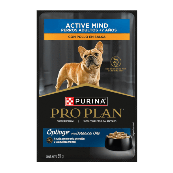 Alimento Húmedo Para Perro Pro Plan Adulto Active Mind 85 g