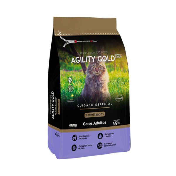 Alimento Seco Para Gato Agility Gold Esterilizados