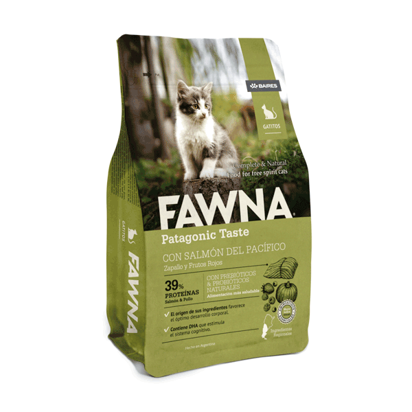 Alimento Seco Para Gato Fawna Salmón Gatito 1 KG