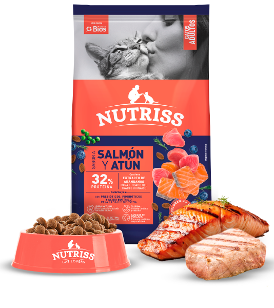 Alimento Seco Para Gato Nutriss Adulto Salmón Atún