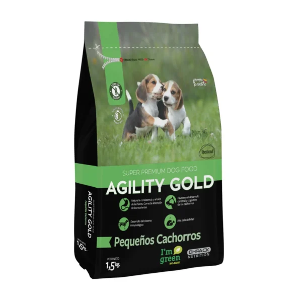 Alimento Seco Para Perro Agility Gold Cachorro Razas Pequeñas