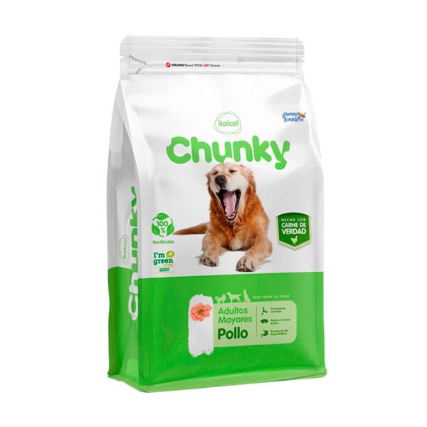 Alimento Seco Para Perro Chunky Adulto Mayores