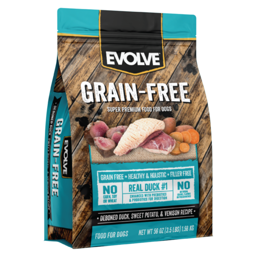 Alimento Seco Para Perro Evolve Libre De Grano Pato