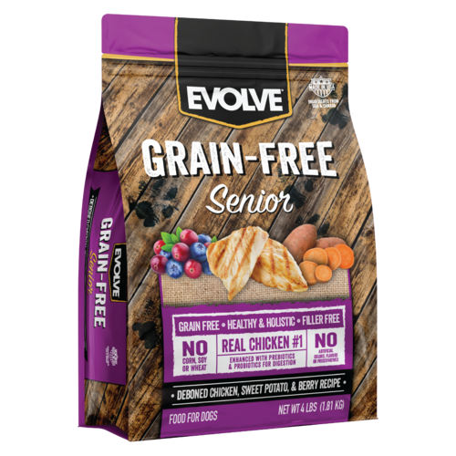 Alimento Seco Para Perro Evolve Libre De Grano Senior Pollo