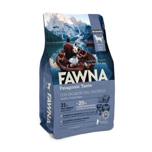 Alimento Seco Para Perro Fawna Salmón Adultos Razas Medianas Y Grandes 3 KG