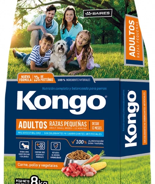 Alimento Seco Para Perro Kongo Razas Pequeñas 1.5 KG