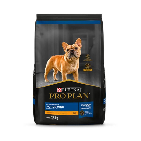 Alimento Seco Para Perro Pro Plan Adulto Active Mind Razas Pequeñas