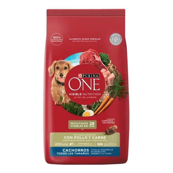 Alimento Seco Para Perro Purina One Cachorros Todos Los Tamaños Pollo Y Carne 2 KG