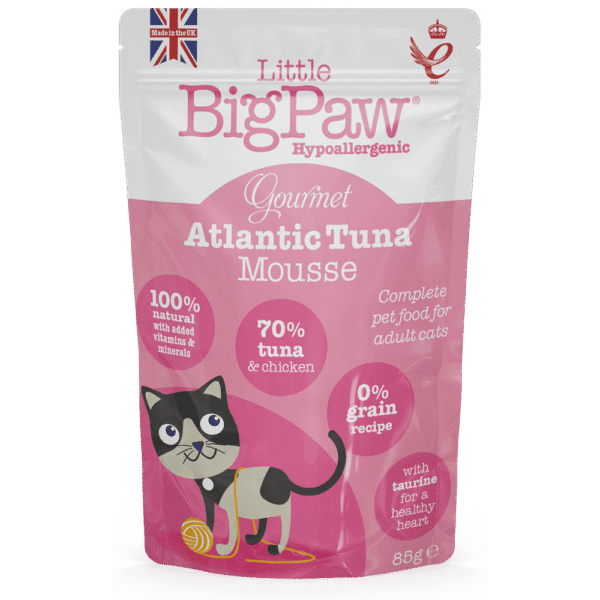 Alimento Húmedo Para Gato Hill's Little Big Paw Gourmet Atún Del Atlántico Caja 8 x 85 g