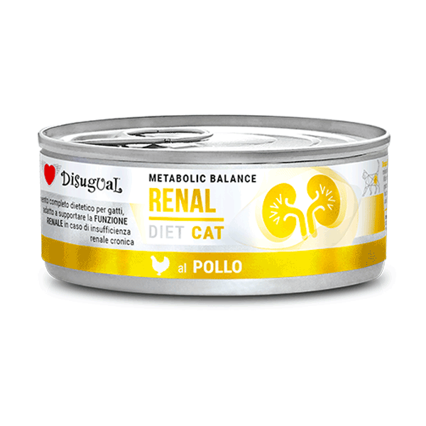 Alimento Húmedo Para Gato Disugual Dieta Renal Pollo Lata 85 g