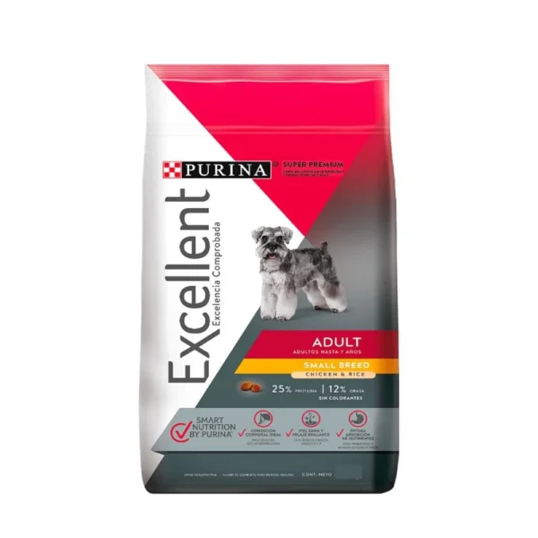 Alimento Seco Para Perro Excellent Adulto Razas Pequeñas 3 KG
