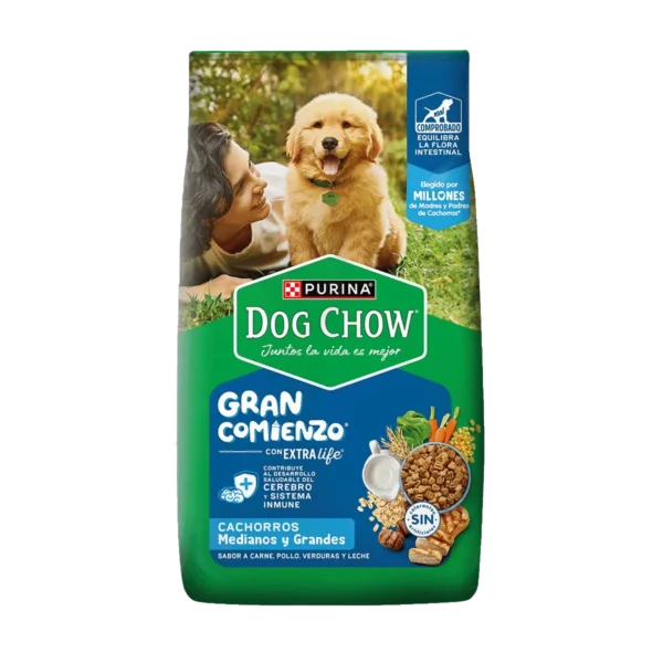 Alimento Seco Para Perro Dog Chow Gran Comienzo Cachorro Medianos Y Grandes