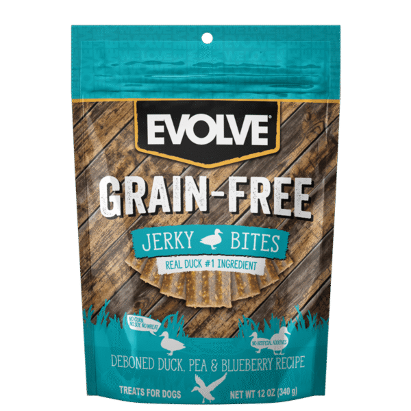 Snack Para Perro Evolve Libre De Grano Jerky Pato 340 g