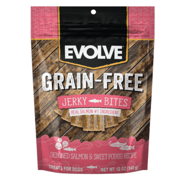 Snack Para Perro Evolve Libre De Grano Jerky Salmón 340 g