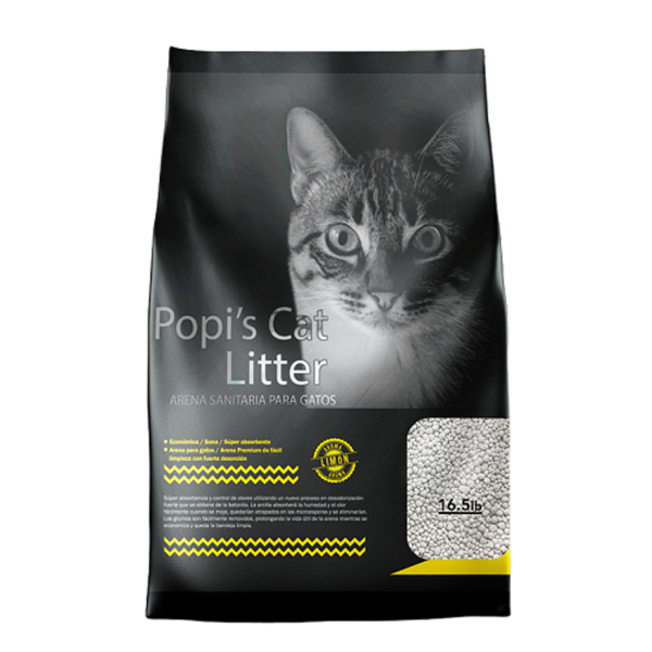 Arena Popis Cat Aromatizada Limón
