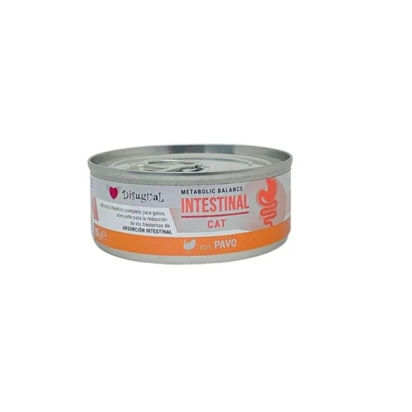 Alimento Húmedo Para Gato Disugual Dieta Intestinal Pavo Lata 85 g