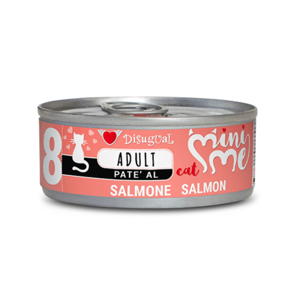 Alimento Húmedo Para Gato Disugual Mini Me N8 Salmón Lata 85 g