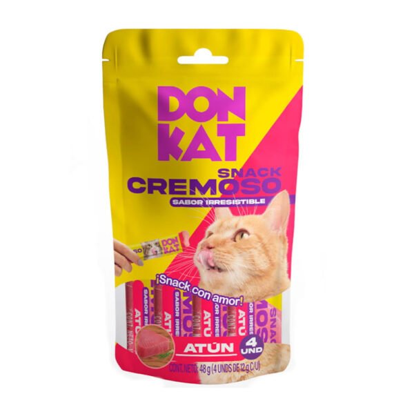 Alimento Húmedo Para Gato Donkat Cremoso Atún 48 g