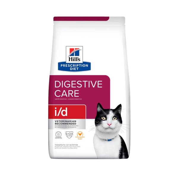 Alimento Seco Para Gato Hill's Prescription Diet I/D 4 LB (1.81 KG)