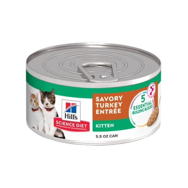Alimento Húmedo Para Gato Hill's Science Diet Gatito Pavo Lata 5.5 OZ