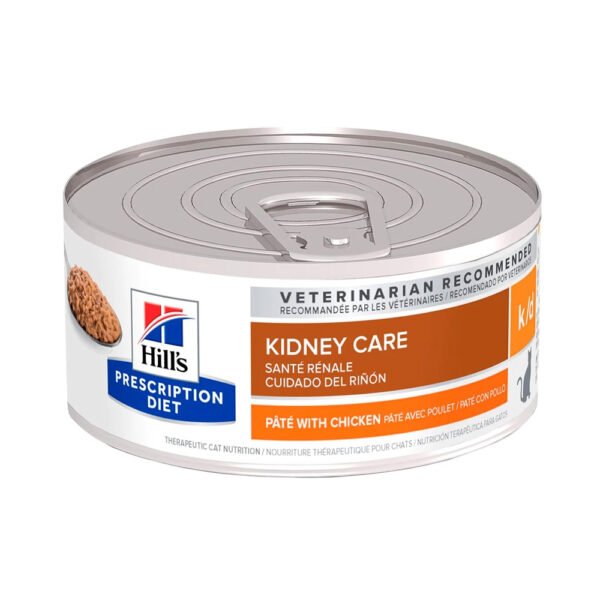 Alimento Húmedo Para Gato Hill's Prescription Diet K/D Pollo Lata 5.5 OZ