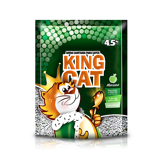 Arena King Cat Manzana 4.5 KG