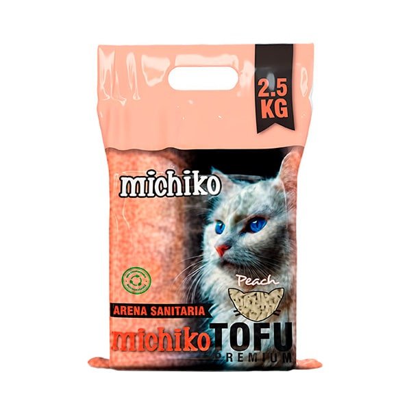 Arena Michiko Tofu Premium Melocotón 2.5 KG