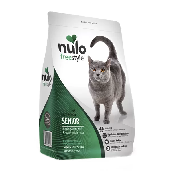 Alimento Seco Para Gato Nulo FreeStyle Libre De Grano Senior Abadejo De Alaska, Pato Y Batata