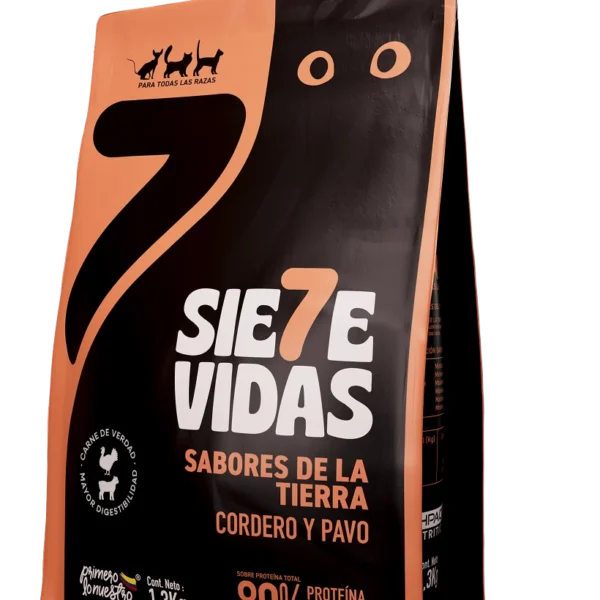 Alimento Seco Para Gato 7 Vidas Sabores De La Tierra